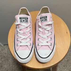 Converse Pink Canvas Sneakers